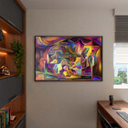 Quadro Decorativo Tela Canvas Abstrato Persona Com Moldura E