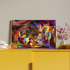 Quadro Decorativo Tela Canvas Abstrato Persona Com Moldura Pr