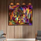 Quadro Decorativo Tela Canvas Abstrato Persona Com Moldura Pr