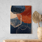 Quadro Decorativo Tela Canvas Abstrato Requiem - 150x80 Cm