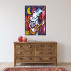 Quadro Decorativo Tela Canvas Abstrato Violeiro - 120x80 Cm