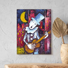 Quadro Decorativo Tela Canvas Abstrato Violeiro - 150x100 Cm