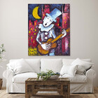 Quadro Decorativo Tela Canvas Abstrato Violeiro - 180x120 Cm