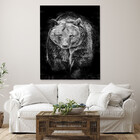 Quadro Decorativo Tela Canvas Animais Amigo Urso - 150x100 Cm