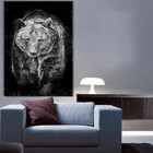 Quadro Decorativo Tela Canvas Animais Amigo Urso - 200x100 Cm