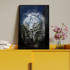 Quadro Decorativo Tela Canvas Animais Amigo Urso Com Moldura