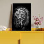 Quadro Decorativo Tela Canvas Animais Amigo Urso Com Moldura
