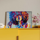 Quadro Decorativo Tela Canvas Conceito Afropop Com Moldura Pr