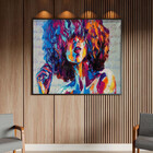 Quadro Decorativo Tela Canvas Conceito Afropop Com Moldura Pr