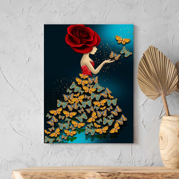 Quadro Decorativo Tela Canvas Conceito Butterfly Mistress - 1