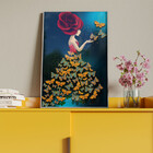 Quadro Decorativo Tela Canvas Conceito Butterfly Mistress Com