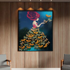 Quadro Decorativo Tela Canvas Conceito Butterfly Mistress Com