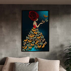 Quadro Decorativo Tela Canvas Conceito Butterfly Mistress Com