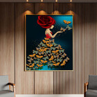 Quadro Decorativo Tela Canvas Conceito Butterfly Mistress Com