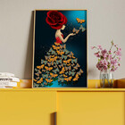 Quadro Decorativo Tela Canvas Conceito Butterfly Mistress Com
