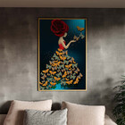 Quadro Decorativo Tela Canvas Conceito Butterfly Mistress Com