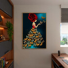 Quadro Decorativo Tela Canvas Conceito Butterfly Mistress Com