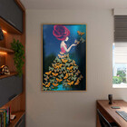 Quadro Decorativo Tela Canvas Conceito Butterfly Mistress Com