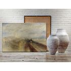 Quadro Decorativo Tela Canvas Conceito Chuva, Vapor E Velocid