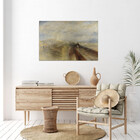 Quadro Decorativo Tela Canvas Conceito Chuva, Vapor E Velocid