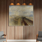 Quadro Decorativo Tela Canvas Conceito Chuva, Vapor E Velocid