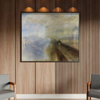 Quadro Decorativo Tela Canvas Conceito Chuva, Vapor E Velocid