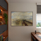 Quadro Decorativo Tela Canvas Conceito Chuva, Vapor E Velocid