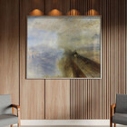 Quadro Decorativo Tela Canvas Conceito Chuva, Vapor E Velocid