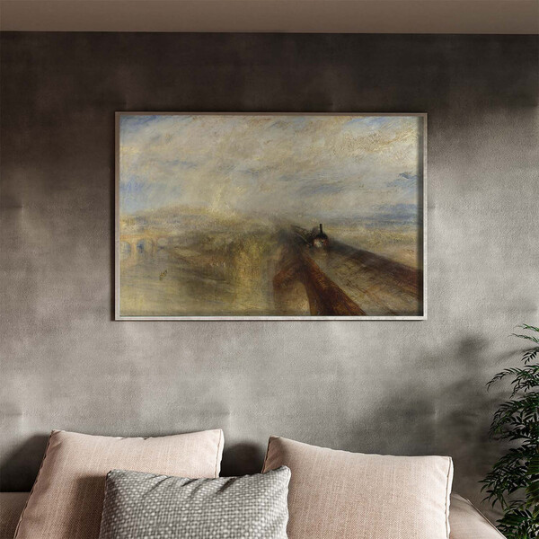 Quadro Decorativo Tela Canvas Conceito Chuva, Vapor E Velocid