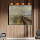 Quadro Decorativo Tela Canvas Conceito Chuva, Vapor E Velocid