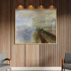 Quadro Decorativo Tela Canvas Conceito Chuva, Vapor E Velocid