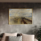 Quadro Decorativo Tela Canvas Conceito Chuva, Vapor E Velocid