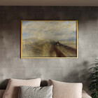 Quadro Decorativo Tela Canvas Conceito Chuva, Vapor E Velocid