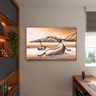 Quadro Decorativo Tela Canvas Conceito Descanso Com Moldura D