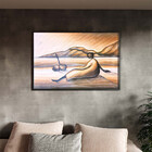 Quadro Decorativo Tela Canvas Conceito Descanso Com Moldura E