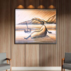 Quadro Decorativo Tela Canvas Conceito Descanso Com Moldura E