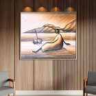 Quadro Decorativo Tela Canvas Conceito Descanso Com Moldura E