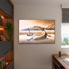 Quadro Decorativo Tela Canvas Conceito Descanso Com Moldura E