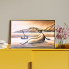 Quadro Decorativo Tela Canvas Conceito Descanso Com Moldura E