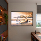 Quadro Decorativo Tela Canvas Conceito Descanso Com Moldura E