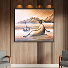 Quadro Decorativo Tela Canvas Conceito Descanso Com Moldura E