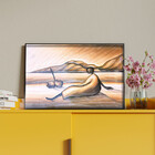 Quadro Decorativo Tela Canvas Conceito Descanso Com Moldura E