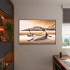 Quadro Decorativo Tela Canvas Conceito Descanso Com Moldura P