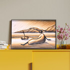 Quadro Decorativo Tela Canvas Conceito Descanso Com Moldura P