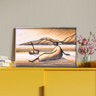 Quadro Decorativo Tela Canvas Conceito Descanso Com Moldura P