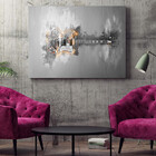 Quadro Decorativo Tela Canvas Conceito Fire Guitar - 120x60 Cm