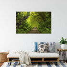 Quadro Decorativo Tela Canvas Flores E Folhas Coastal - 90x60