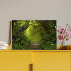 Quadro Decorativo Tela Canvas Flores E Folhas Coastal Com Mol