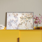 Quadro Decorativo Tela Canvas Folhas E Flores Galhos Florais