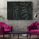 Quadro Decorativo Tela Canvas Folhas E Flores Leaves - 120x80